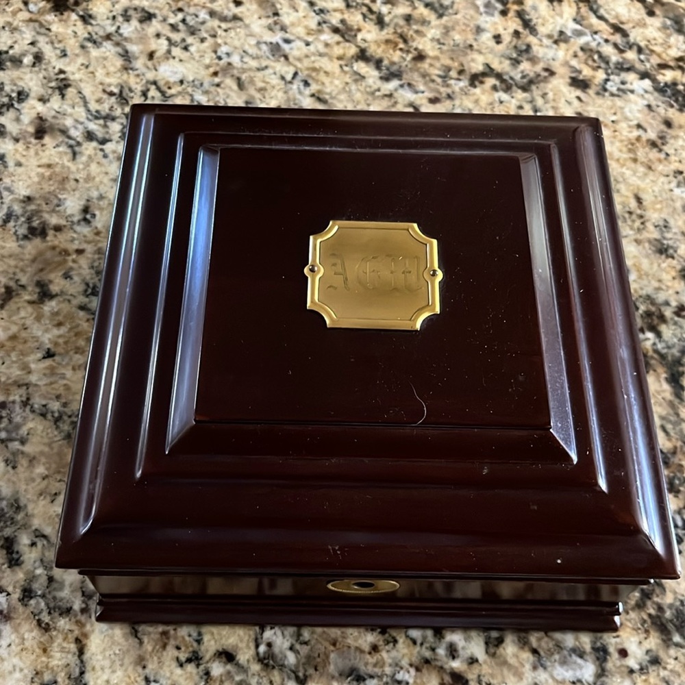 Classic, wooden jewelry box